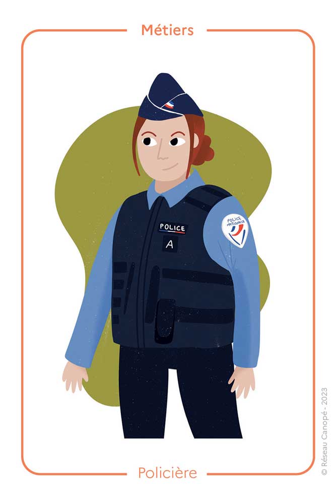 egalite-femme-policiere-jeu-cartes-danse